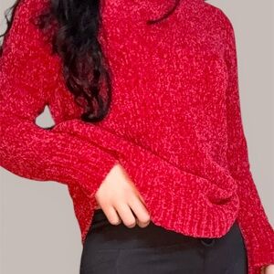 Cozy Red Women's Sweater